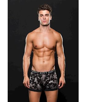 Logo Elastic Boxer Brief S M Camo