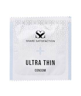 Share Satisfaction Ultra Thin Condoms - 100 Bulk Pack