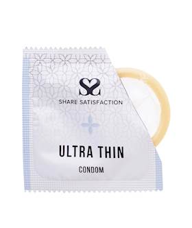 Share Satisfaction Ultra Thin Condoms - 100 Bulk Pack