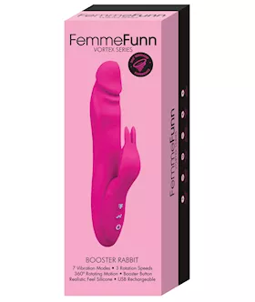 Femme Funn Booster Rabbit  Pink