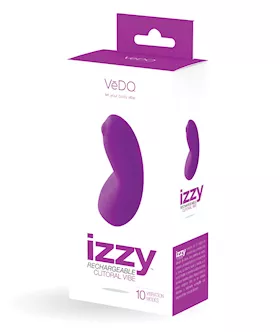 VeDO Izzy Rechargeable Clitoral Vibe  Violet Vixen