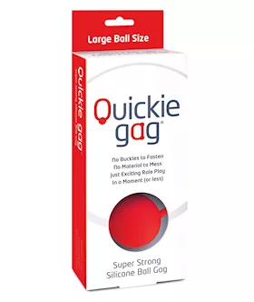 Quickie Ball Gag Large  Red