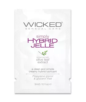 Wicked Sensual Care Simply Hybrid Jelle Lubricant  1 oz