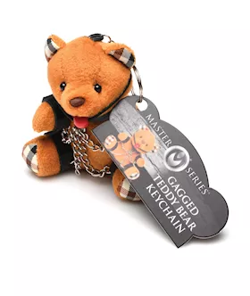 Master Series Gagged Teddy Bear Keychain