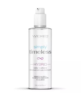 Wicked Sensual Care Simply Timeless Hybrid Water amp Silicone Lubricant  4 oz