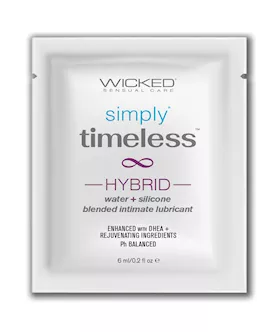 Wicked Sensual Care Simply Timeless Hybrid Water amp Silicone Lubricant  2 oz