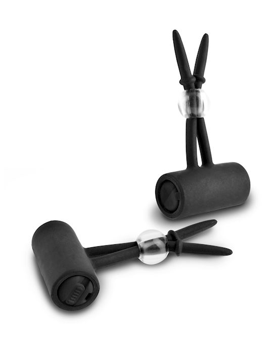 Fetish Fantasy Limited Edition Vibrating Silicone Nipple Lassos