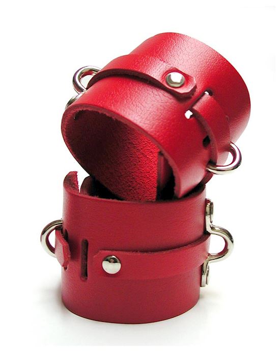 Leather Ankle Cuffs