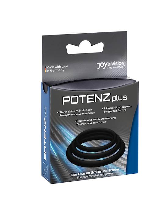 Potenzplus Cock Ring Set - 3 Pack