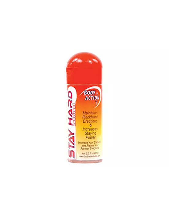Body Action Stayhard Lubricant - 2.3 Oz