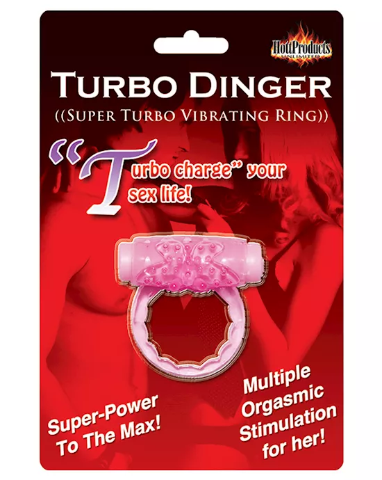 Humm Dinger Turbo Vibrating Cockring - Magenta