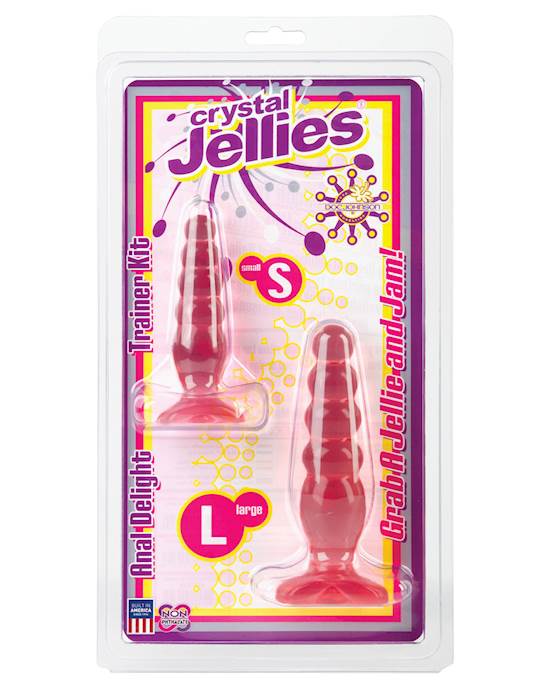 Crystal Jellies Anal Delight Trainer Kit  Pink
