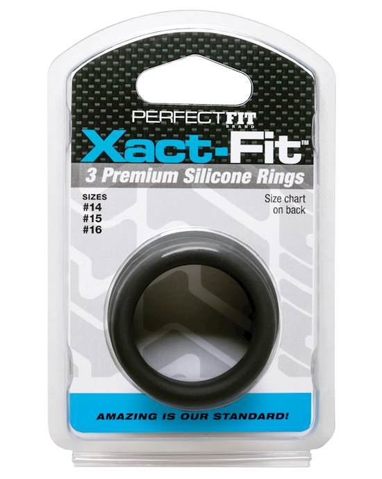 Perfect Fit Xact Fit 3 Ring Kit SM  Black