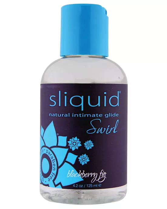 Sliquid Naturals Swirl Lubricant - 4.2 Oz Blackberry Fig