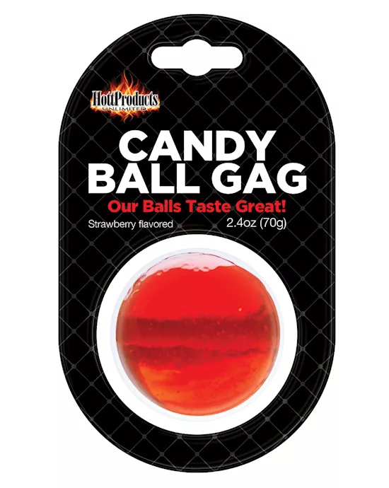 Candy Ball Gag - Strawberry