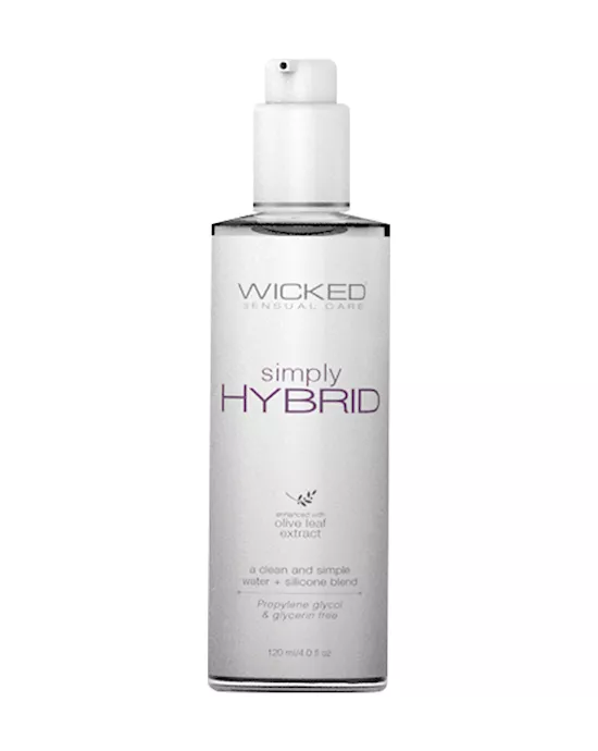 Wicked Sensual Care Simply Hybrid Lubricant - 4 Oz