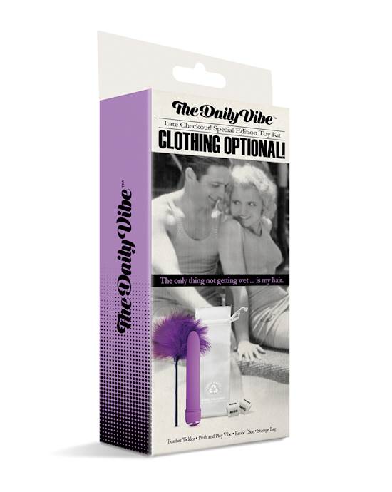 The Daily Vibe Clothing is Optional Kit  Purple
