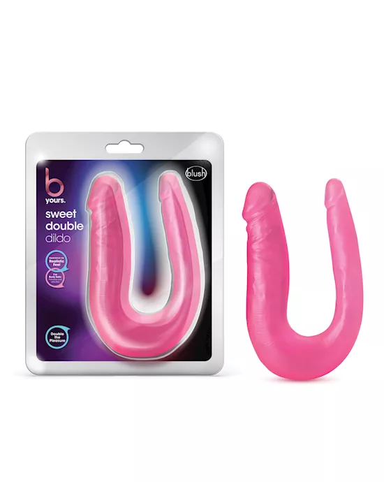 Blush B Yours Sweet Double Dildo - Pink