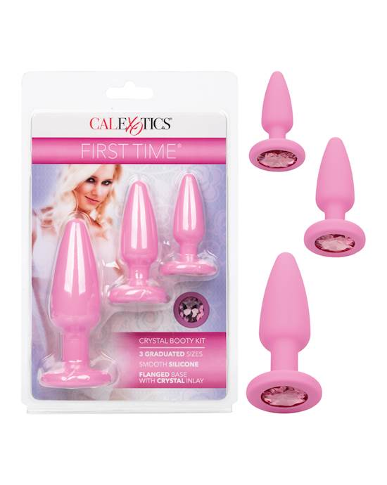 First Time Crystal Booty Kit  Pink