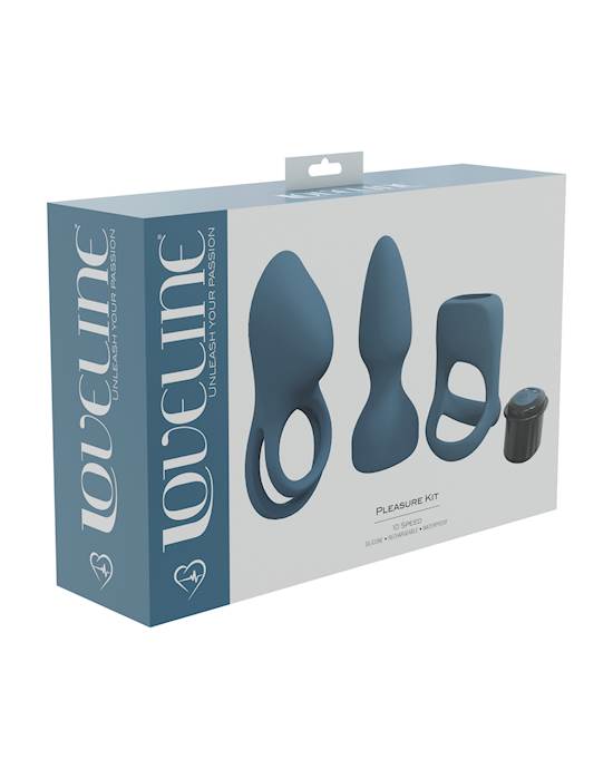 Shots LoveLine Pleasure Kit  Blue Grey