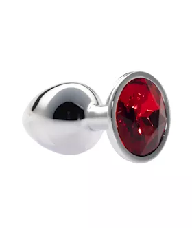 Kink Range Alloy Gem Butt Plug - 2.8 Inch