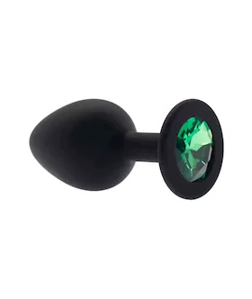 Kink Range Silicone Gemmed Butt Plug  31 Inch