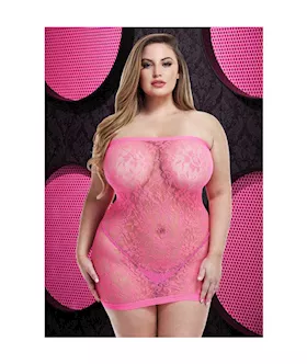 Lace Flora Mini Dress
