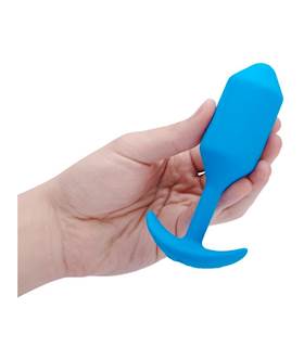 B-vibe Vibrating Snug Plug Large Blue (Size 3)