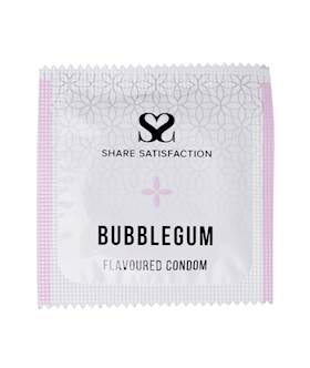 Share Satisfaction Bubblegum Flavoured Condoms - 500 Bulk Pack