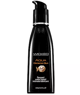 Wicked Sensual Care Aqua Water Based Lubricant  4 oz Cinnamon Bun