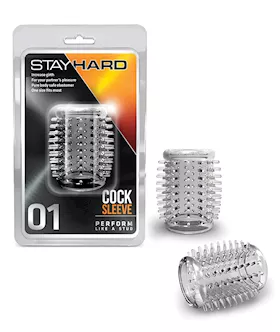 Blush Stay Hard Cock Sleeve 01  Clear