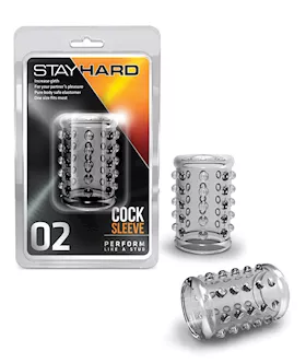 Blush Stay Hard Cock Sleeve 02  Clear