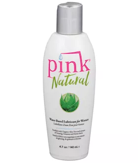 Pink Natural Water Based Lubricant for Women  47 oz