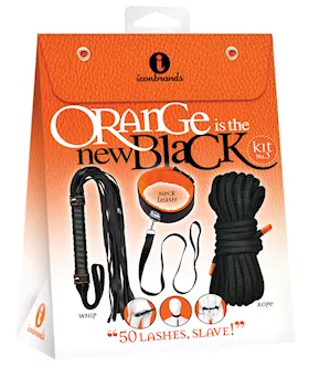 The 9039s Orange is the New Black Kit 3 50 Lashes Slave