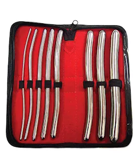 Rouge Stainless Steel Hegar 8 pc Dilator Set