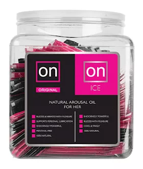 ON for Her Arousal Gel Single Use Ampule Tub  Original amp Ice Tub of 75