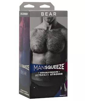 Man Squeeze Bear Ass  Flesh