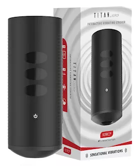 Kiiroo Titan Interactive Vibrating Stroker  Black