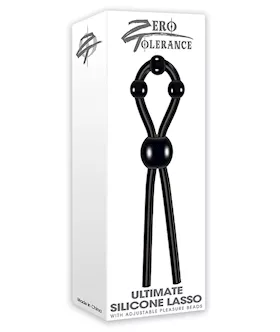 Zero Tolerance Ultimate Lasso Cock Ring  Black