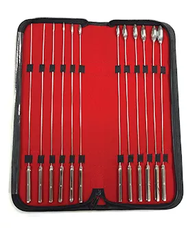 Rouge Stainless Steel Rosebud Dilator Set Set of 12