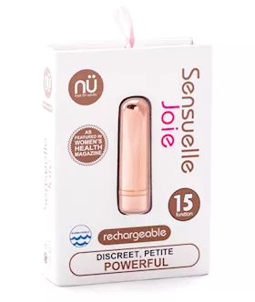 Nu Sensuelle Joie Bullet in Gift Box  15 Function Rose Gold