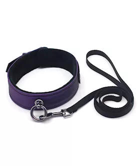 Spartacus Galaxy Legend Collar amp Leash  Purple