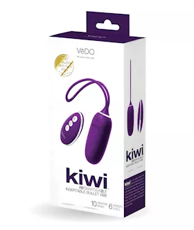 VeDO KIWI Rechargeable Insertable Bullet  Deep Purple
