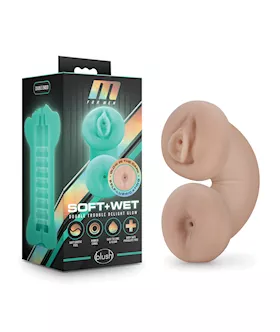 Blush M for Men Soft and Wet Double Trouble Glow in the Dark Ivory