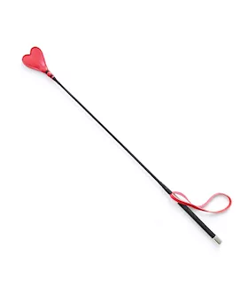 Plesur 26quot Heart PVC Crop  BlackRed