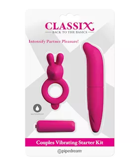 Classix Couples Vibrating Starter Kit  Pink