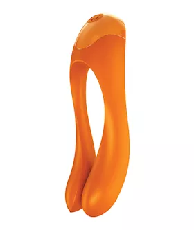 Satisfyer Candy Cane Finger Vibrator  Orange