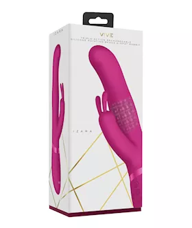 Shots Vive Izara Rotating Beads Rabbit  Pink
