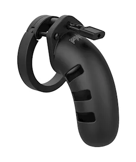 Shots Man Cage Chastity 45quot Cock Cage Model 21  Black