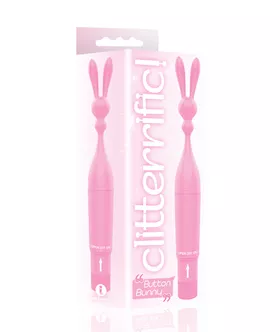 The 9039s Clitterific Button Bunny Clitoral Stimulator  Pink
